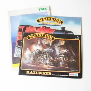 Vintage MAINLINE & TRIX Model Railway Leaflets Brochures Booklets Bundle - Picture 1 of 10