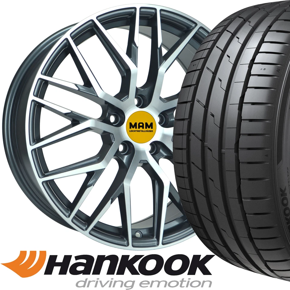 18" Sommerräder MAM RS4 PFP 225/40 Hankook S1EVO3 für Mercedes B-Klasse 246 245G - Bild 1 von 4
