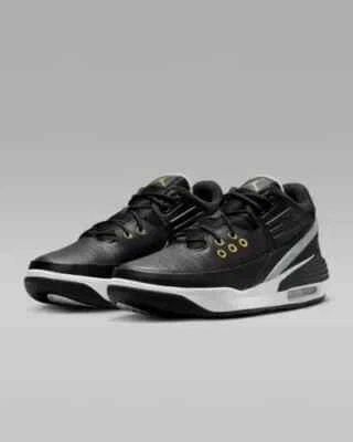 Nike Jordan Max Aura 5 Negro Metálico Dorado Blanco DZ4353-017 Hombres Talla 8-13 ¡ROBO! Foto 1 de 4