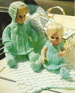 Strickanleitung Kopie 0681.  Puppenkleidung Outfits für 12 & 16 Zoll Puppen - Bild 1 von 1