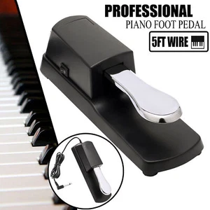 Keyboard/Digital Piano Damper/Sustain Foot Pedal for Yamaha Casio Roland - Picture 1 of 11