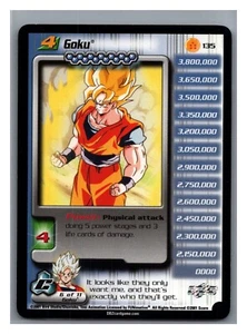 1x DBZ CCG GOKU LV4 RARO 135 CELDAS SAGA PUNTUACIÓN DRAGON BALL Z - Imagen 1 de 1
