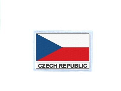 Ecusson Patch Badge Imprime Drapeau CZ Republique Tcheque • 3.29€