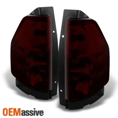 Fit 02-09 GMC Envoy Dark Red Tail Lights Replacement  L+R - Image 1 of 4