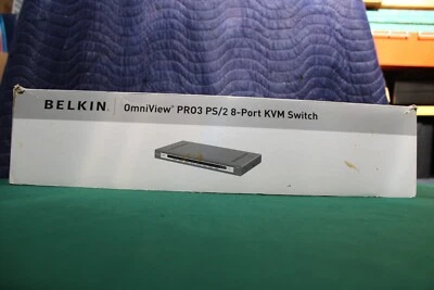 Belkin OmniView PRO3 8-Port USB & PS/2 KVM Switch F1DA108Q - Image 1 of 4