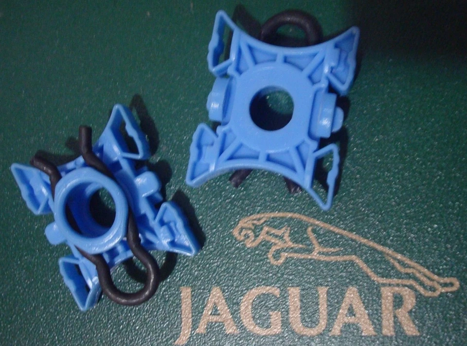 2 NEW AFTERMARKET JAGUAR XJS 94 95 96  FRONT WINDOW SLIDER BLOCK PIN GHD1744AA - Image 1 of 1