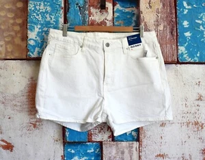 Women's Old Navy High Rise OG Straight 3" Inseam High Rise SIZE 14 White NEW - Bild 1 von 8