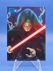 🔵 2024 Star Wars Galaxy DARTH SIDIOUS /150 Blue Refractor Art of the Sith #AS-2 - Bild 1 von 2