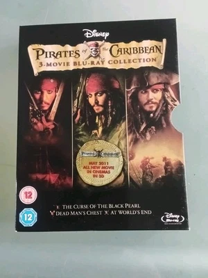 Pirates of the Caribbean Trilogy Blu-ray (2011) Box Set - Image 1 of 4