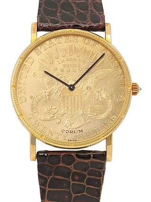 CORUM Double Eagle Coin Watch 20 Dollar Men Quartz #T114 - Image 1 of 4