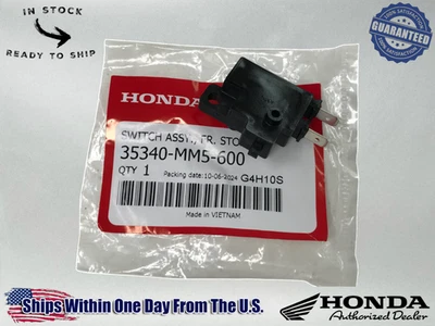 Honda Genuine OEM Authentic Front Brake Light Switch 35340-MM5-600 - Image 1 of 4