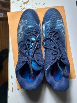 Under Armour Blur Smoke Mc Shoe NAVY NAVY 3024015-402 Size 12 - Image 1 of 4