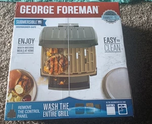 George Foreman® Fully Submersible™ Grill, NEW Dishwasher Safe - Picture 1 of 1