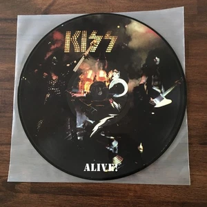 KISS ALIVE Picture Disc & Poster 12” Vinyl Lp K-A 1 2001-1 Phonogram 2001 Rare - Picture 1 of 4