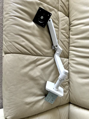 Ergotron LX Desk Single Monitor Arm, White 45-490-216 LX Monitor Mount - Image 1 of 4