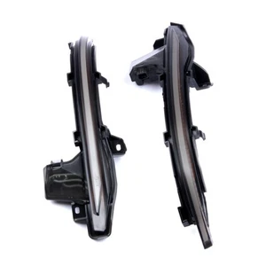 2pcs Smoke Dynamic Wing Side Mirror Blinker Lights For Audi A6 C8 4A 2018-2025 - Bild 1 von 16