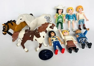 Playmobile Figure Mixed Lot People Horses Characters - Picture 1 of 2