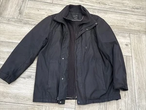 Calvin Klein Wintermantel Gr. Large Double Zipper Fleece Mock Neck Lagenlook - Bild 1 von 7