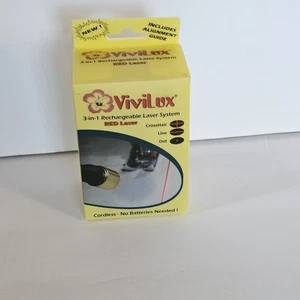 ViviLux Sistema Laser ROSSO 3 in 1 Ricaricabile con Linea Regolabile, Mirino,Punto - Foto 1 di 4