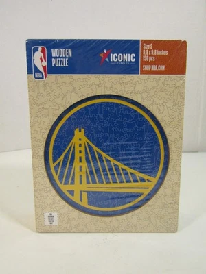 Rompecabezas Icónicos GOLDEN STATE WARRIORS Rompecabezas de Madera Talla S 150 Piezas 9.8" x 9.8" Foto 1 de 2