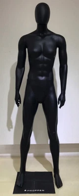 Female Mannequin Fiberglass Full Body Removable Arms Metal Base Propper Logo - Image 1 of 2