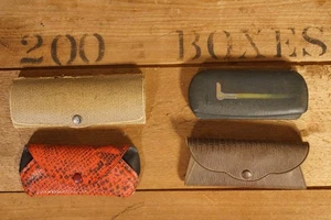 Vintage Eyeglass Cases Lot of 4 - Picture 1 of 3