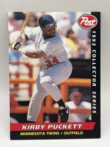 1993 Post Cereal Kirby Puckett #3 di 30 gemelli del Minnesota quasi nuovo - Foto 1 di 2