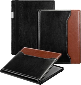 E-NET Case for reMarkable Paper Pro 11.8" 2024 Stand Pen Holder Black Brown - Afbeelding 1 van 7