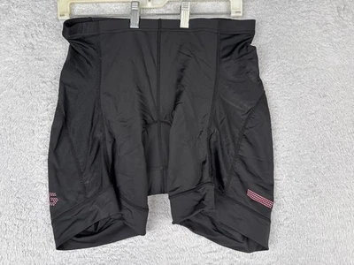 Canari Cycling Shorts Womens Extra Large Black Padded Bike Chamois Reflective - Image 1 of 4