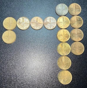(Lot Of 15) 1951 1952 1958 1961 1962 1963 Un / One / 1 Centavo Mexico - Picture 1 of 6