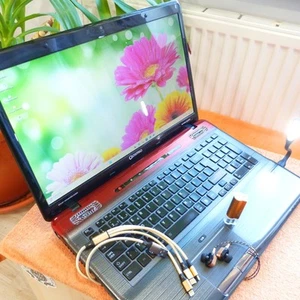 Toshiba Qosmio X770 17 pollici BLURAY DOLBY GAMING GTX l 16GB l Windows 11... - Foto 1 di 20