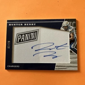 Parche Panini grande Hunter Henry 2017 National Treasures automático/20. Valor de vacaciones - Imagen 1 de 2