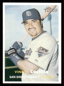 2006 Topps Heritage Vinny Castilla #71  San Diego Padres