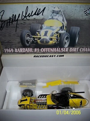 #1 BOBBY UNSER 1/12 SCALE USAC  BARDAHL SPECIAL OFFY DIRT CHAMP GMP - Image 1 of 2