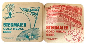 Vintage STEGMAIER Goldmedaille BIER Wilkes-Barre, PA Bierdeckel Lot 10 kostenloser Versand - Bild 1 von 2