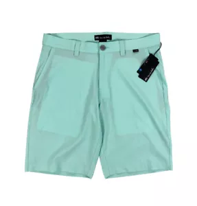 NUOVI pantaloncini da golf da uomo Travis Mathew Sand Harbor erica turchese prestazioni - Foto 1 di 9