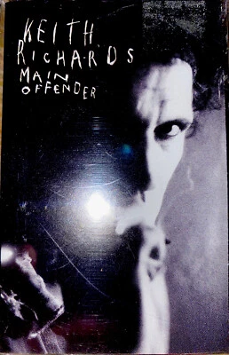 The Rolling Stones SEALED Keith Richards MAIN OFFENDER Cassette CHEAPEST ON EBAY - Image 1 of 4