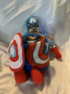 Avengers CAPTAIN AMERICA Hugger NEW Pillow Plush with 40" X 50" Blanket Marvel - Picture 1 of 5