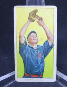 1909-11 T206 Bob Bescher Piedmont Nice Front LOW GRADE BACK - Picture 1 of 2