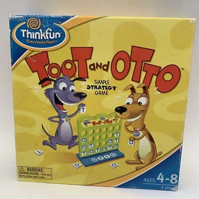 ThinkFun Toot and Otto Strategy Game Ages 4+ 2 Players (Connect 4 Type) - Image 1 of 4