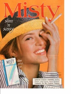 Vintage print ad Tobacco Cigarette advertisement MISTY Lights Slim and Sassy 96 - Picture 1 of 1