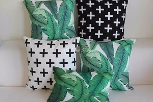 Art Vintage Tommy Bahama Swaying Palms In/Outdoor CUSHION COVER PILLOW CASEs 18" - Picture 1 of 7