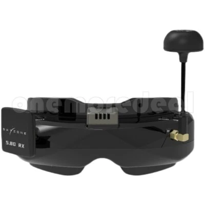 SKYZONE SKY02O FPV Goggles w/ 5.8G Receiver Head Tracker & 640x400 OLED - Image 1 of 4