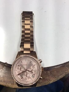 Midsize 37 Mm Rose Gold Color Michael Kors Watch Model Mk6351 - Picture 1 of 2