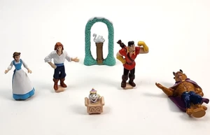 2002 Hasbro Disney Princess Beauty & The Beast Mini Figures Figurines Lot - Picture 1 of 17