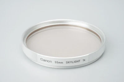 Canon 55mm Skylight 1x Filter, Silver - Image 1 of 3