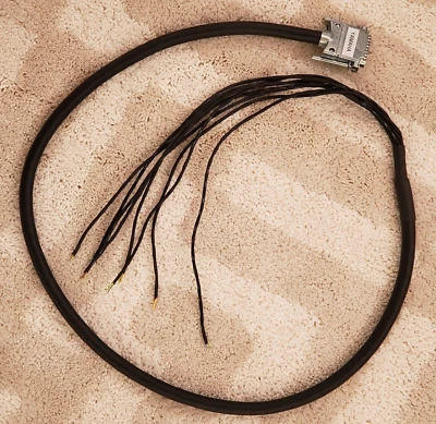 Gold DB25 D-SUB Snake Bare Pigtails - 5' -Yamaha pinout - Mogami 3162 digital - Image 1 of 3