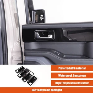Glossy Black Door Handle Bowl Trim Protection Cover For Ineos Grenadier 2020-25 - Bild 1 von 12