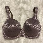 Soma 32Ddd Bra Gray Spotted T-Shirt Underwire Back Closure