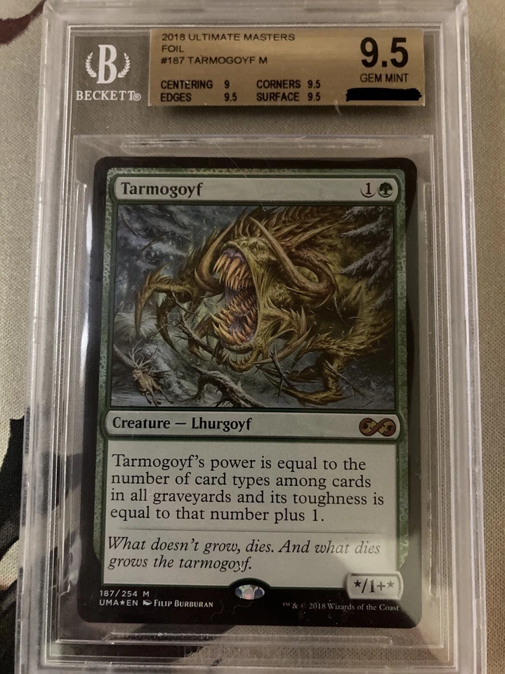 MTG: Ultimate Masters Tarmogoyf FOIL - Mythic Rare - #187 - Gem Mint BGS 9.5!! - Image 1 of 1